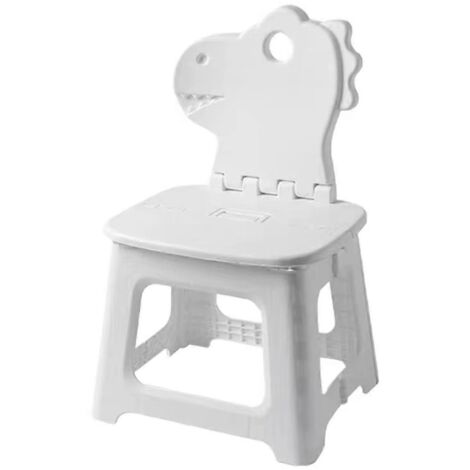Marchepied pliable dinosaure pour enfants avec dossier -