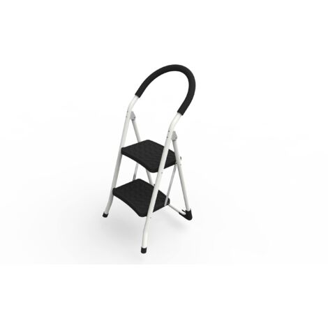 Marchepied pliable, marches appui larges 30 x 21,5 cm, antidérapante, charge max : 150 KG – SARAYLI Marche pied 2 marches - SARAYLI : 1642