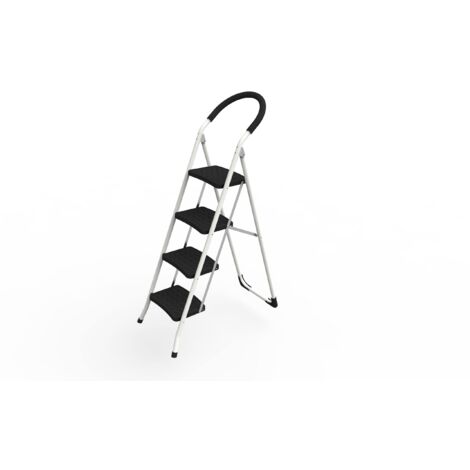 Marchepied pliable, marches appui larges 30 x 21,5 cm, antidérapante, charge max : 150 KG – SARAYLI Marche pied 4 marches - SARAYLI : 1644
