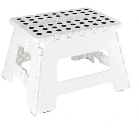 Marchepied pliant 31.5 x 25.5 x 22 cm – Charge maximale 150 kg – Pour espaces confinés – Idéal pour enfants et adultes