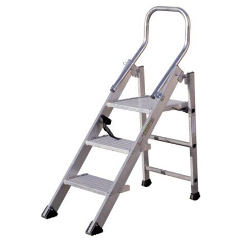 Marchepied pliant CONFORT - Hauteur max. de travail 2.70 m - 2374603