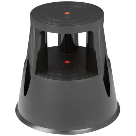 Marchepied Roulant Autobloquant Noir - H 432 mm - Vogue
