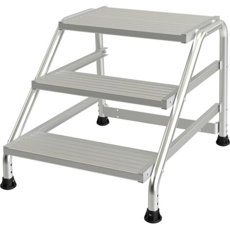 Marchepied tabouret industriel Alu Modul 3 marches - Tubesca