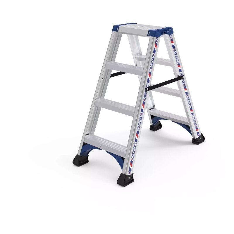 Marchepied ALPHA aluminium double accès 2x4 marches DUARIB - 651604