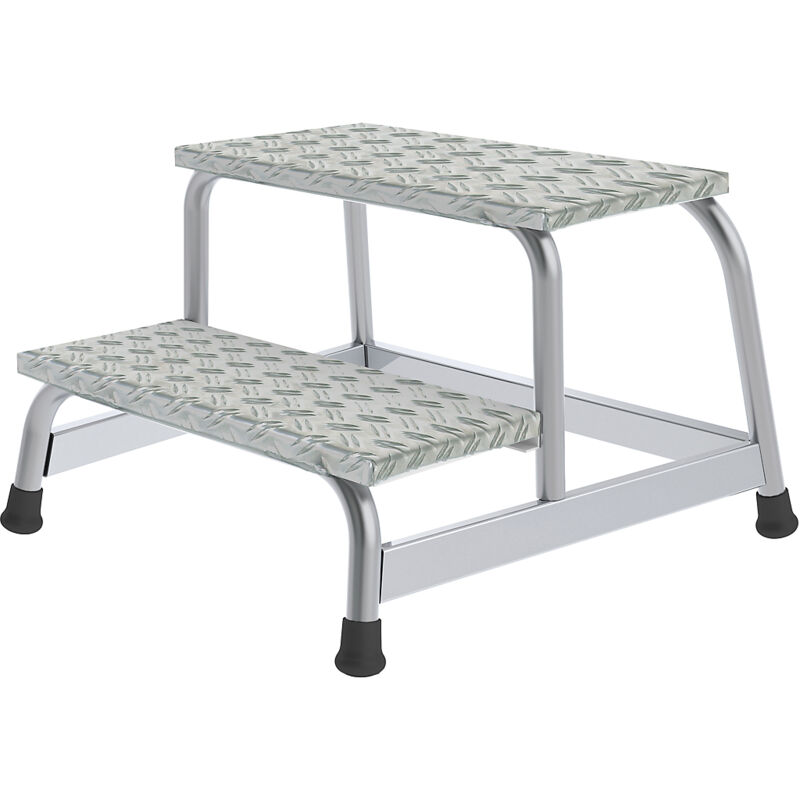 Plate-forme de travail fixe 2 marches - 050008 - Günzburger Steigtechnik