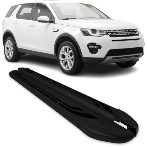 Marchepieds Latéraux Compatible avec Land Rover Discovery Sport L550 2014-2020 Alu Noir 2X