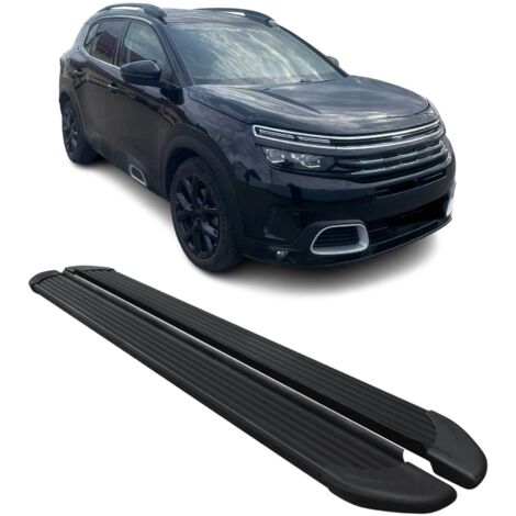 Marchepieds Latéraux pour Citroen C5 Aircross 2018-2025 Noir Aluminium 2Pcs