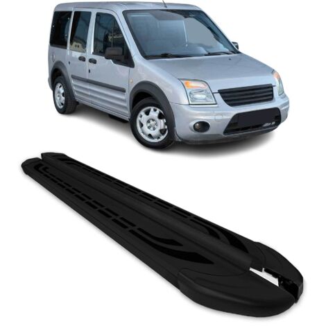 Marchepieds Latéraux pour Ford Transit Connect 2002-2013 Aluminium Noir L1 Court