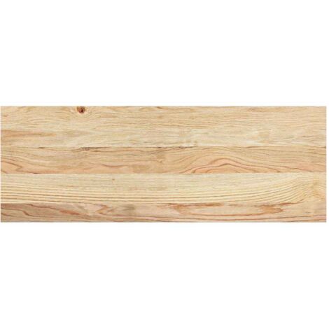 Marches d'escalier 2 pcs,Tapis d'escalier non traité bois de chêne massif CFW134098