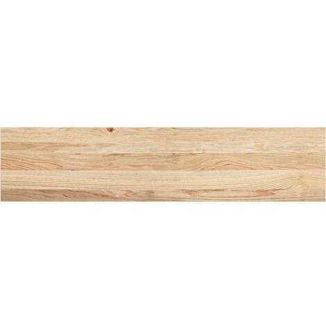 Marches d'escalier 2 pcs,Tapis d'escalier non traité bois de chêne massif CFW664087