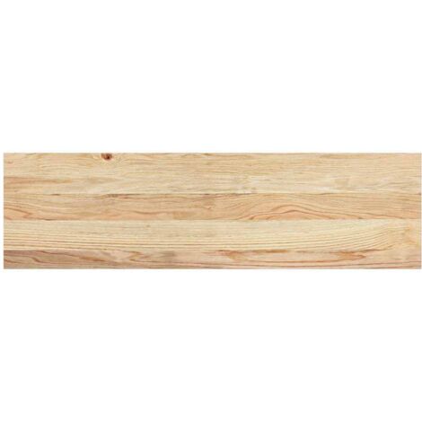 Marches d'escalier 2 pcs,Tapis d'escalier non traité bois de chêne massif CFW759173