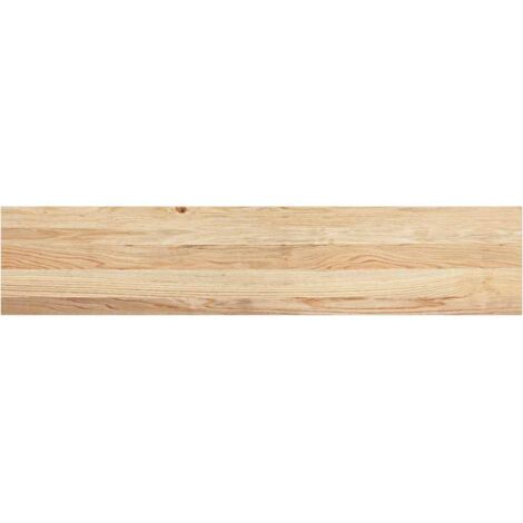 Marches d'escalier 2 pcs,Tapis d'escalier non traité bois de chêne massif CFW829983