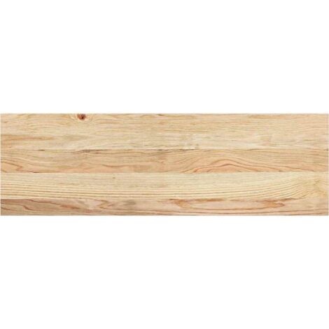 Marches d'escalier 2 pcs,Tapis d'escalier non traité bois de chêne massif CFW880777