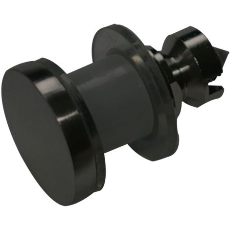 Marchesi Befestigungszubehör passend zu M8 Glastürgriff für Glasstärke 8-12mm, Edelstahl schwarz