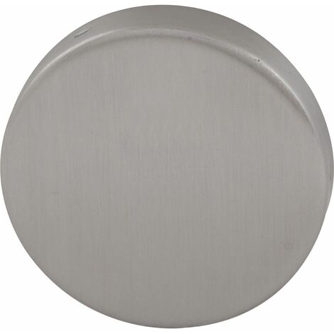 Marchesi Blindrosette ø 52x10mm Abdeckung 3 Edelstahl matt