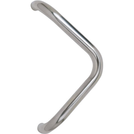 MARCHESI Türgriff 4524 V - Form, 382mm, LA. 350mm, Edelstahl matt