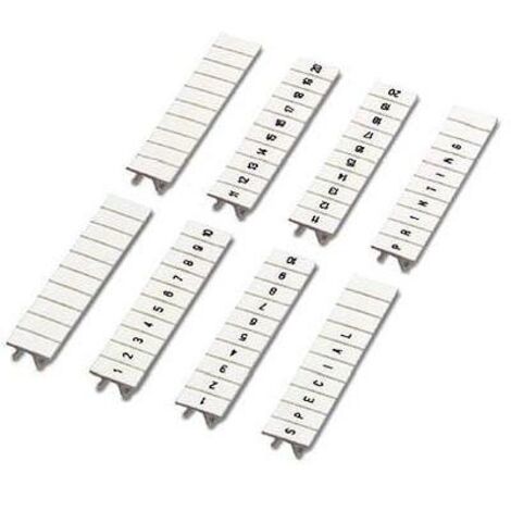 MARCHI RES PER MORSETTI CONFEZIONE: 10 PZ PHOENIX CONTACT ZBF 6,LGS:FORTL.ZAHLEN 11-20 0808749:0011