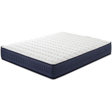 Marckonfort – Matelas à mémoire de forme 160x200 cm – Épaisseur 25 cm – Soutien medium – 7 zones de confort – Certifié Oeko-tex