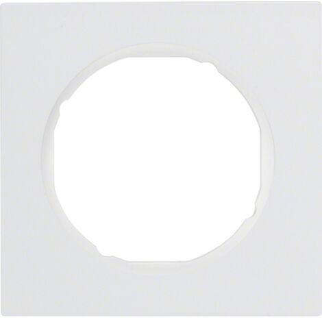 Marco 1 elemento Berker By Hager 10112289 serie R3 Blanco Brillo