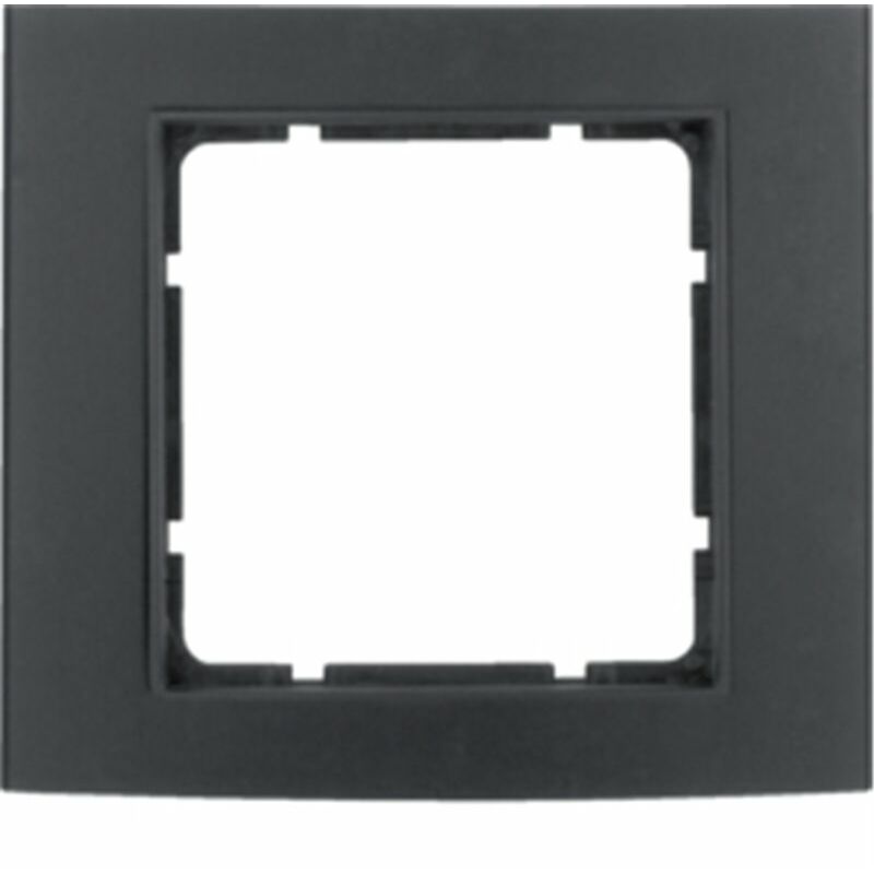 

Marco 1 elemento Berker By Hager B3 10113005 Negro/Antracita