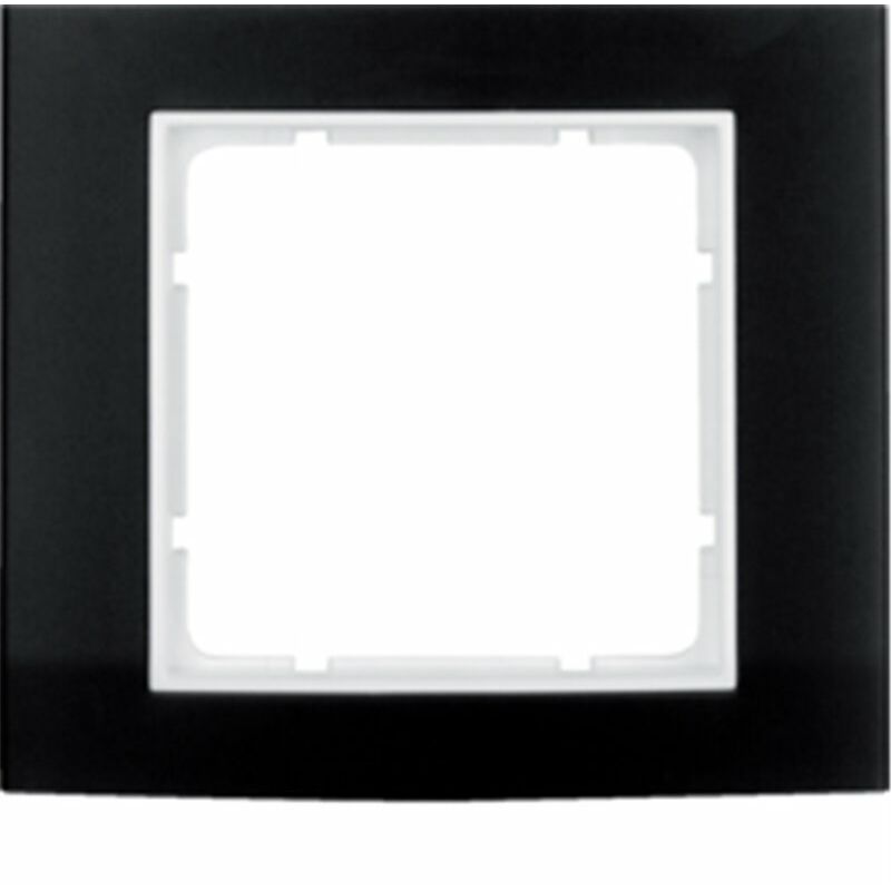 

Marco 1 elemento Berker By B3 10113025 Negro/Blanco - Hager