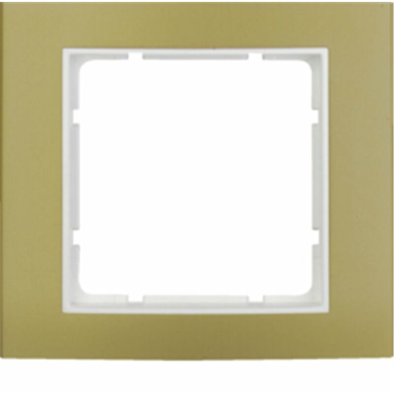 

Marco 1 elemento Berker By B3 10113046 Oro/Blanco - Hager