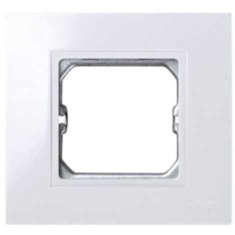 Marco 1 elemento BLANCO para pieza intermedia Simon 27 PLAY 2701610-030
