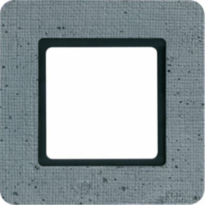 

Marco 1 elemento iluminado By Berker Q7 10116120 Hormigon - Hager