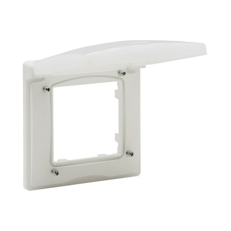 

Marco 1 elemento IP44 con tapa 864071 serie Niloe Step Blanco Mate - Legrand