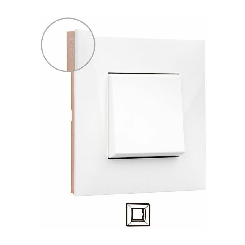 

Marco 1 elemento 741021 serie Valena Next color blanco oro rosa - Legrand