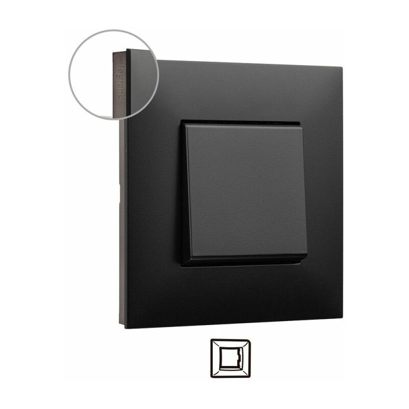 

Marco 1 elemento 741061 serie Valena Next color Dark cromo oscuro - Legrand