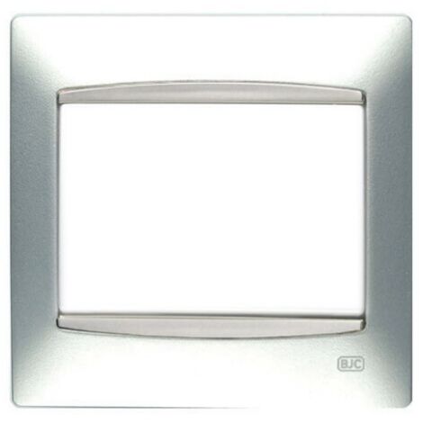 Marco 1 elemento PLATA LUNA con embellecedor BJC Coral 21211-PL