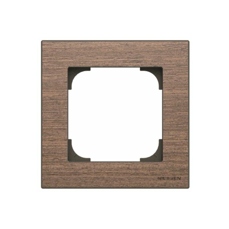 

Marco 1 elemento N8571 WN serie Sky Wengue Natural - Niessen