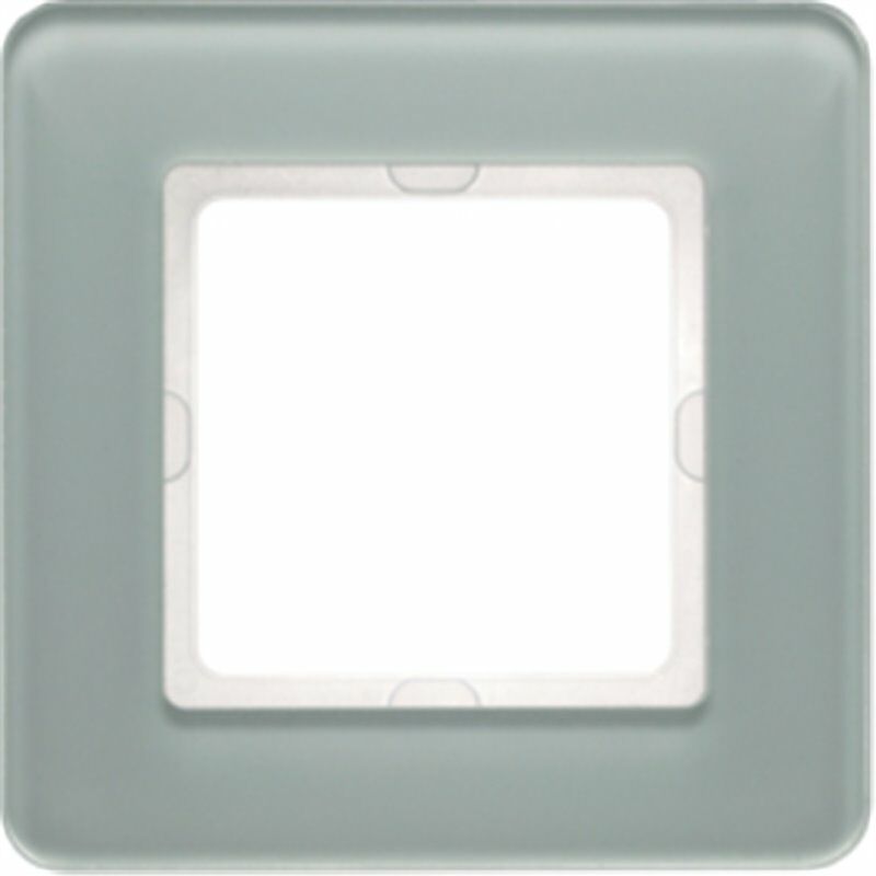 

Marco 1 elemento By Berker Q7 10116079 Cristal Blanco - Hager