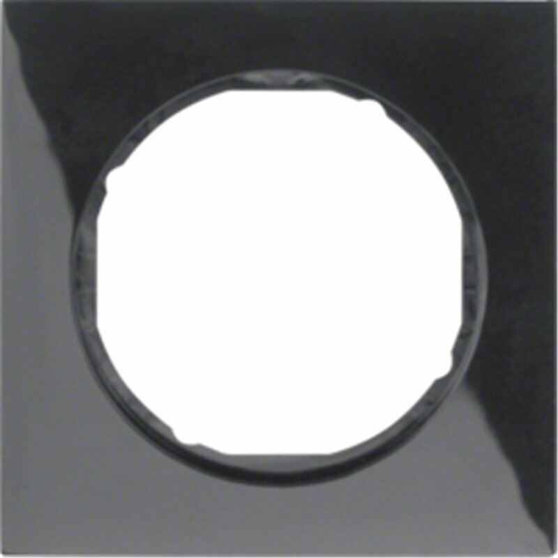 

Marco 1 elemento Berker By Hager 10112245 serie R3 Negro Brillo