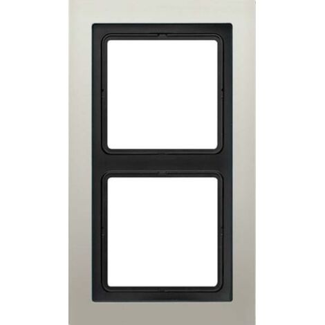 Marco 2 elementos acero (11mm) LS Design JUNG ESD 2982
