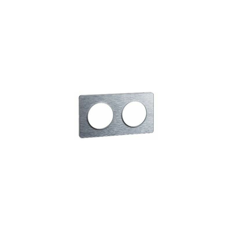 

Marco 2 elementos aluminio cepillado Odace Touch SCHNEIDER S530804J