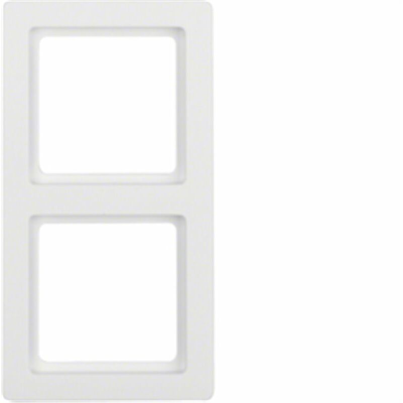 

Marco 2 elementos Berker By Q1 10126089 Blanco Mate - Hager