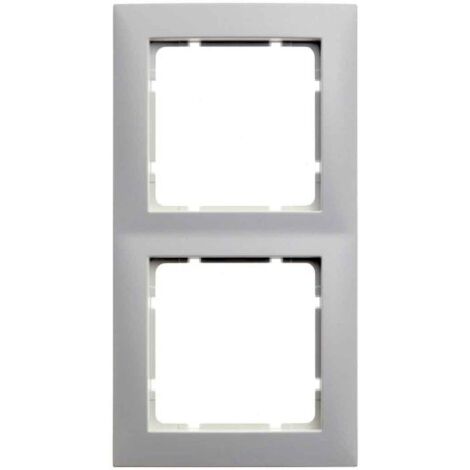 Marco 2 elementos Berker By Hager S1 10129909 Blanco Mate