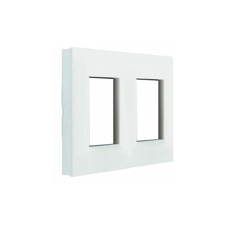 

Legrand - Marco 2 elementos blanco con lateral opal Valena Next 741002