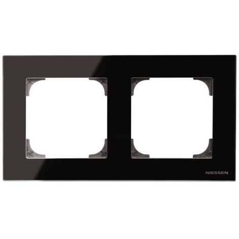 Marco 2 elementos CRISTAL NEGRO NIESSEN SKY 8572 CN