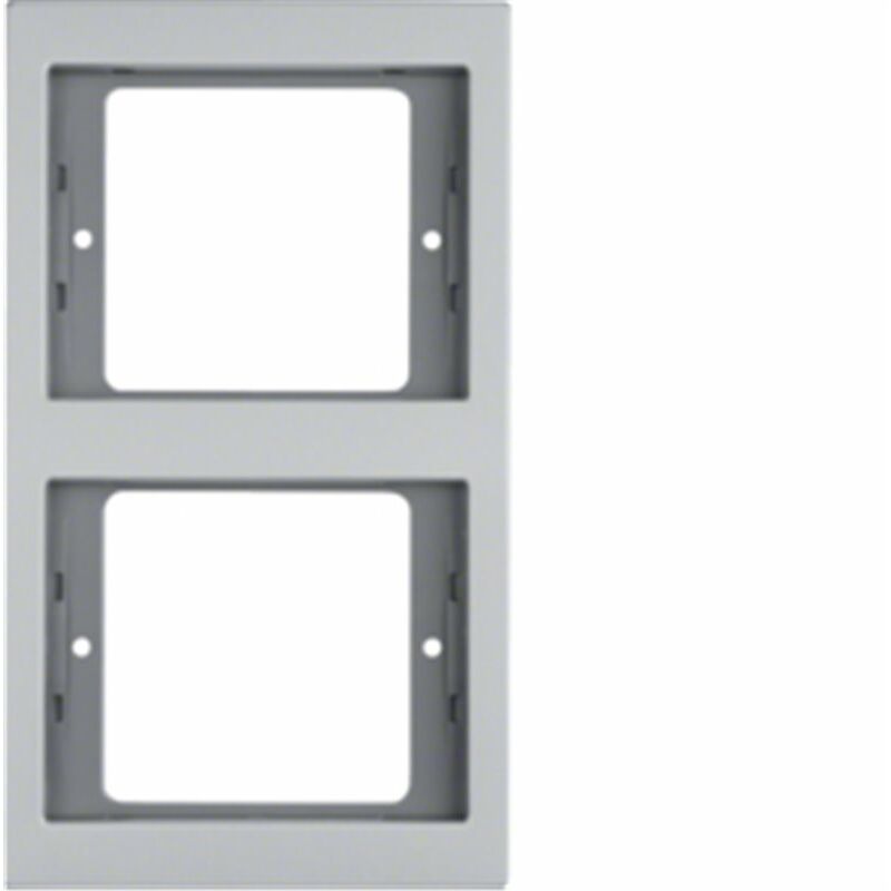 

Marco 2 elementos By Berker K5 13237003 Aluminio - Hager