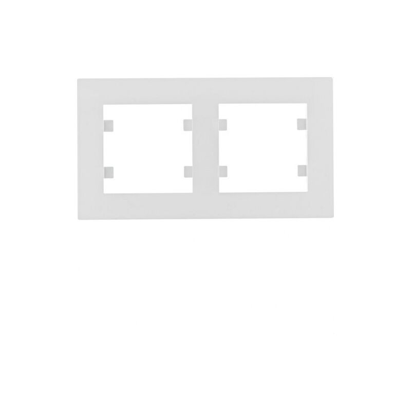 

Lumina intense | Marco 2 elementos horizontal blanco polar WL5720