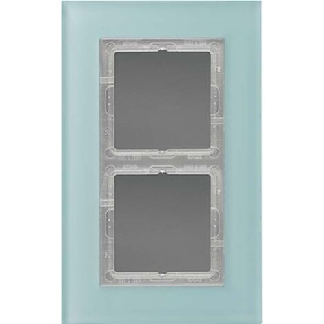 Marco 2 elementos LS PLUS cristal JUNG LSP 982 GLAS