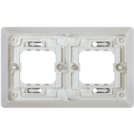 Marco 2 elementos para caja universal Simon 44 Aqua IP55