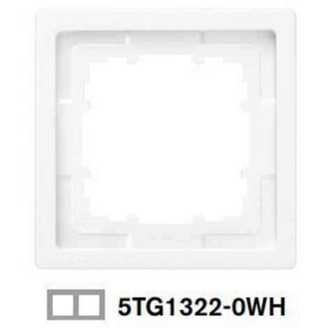 Marco 2 elementos Siemens Delta Style BLANCO POLAR 5TG13220WH