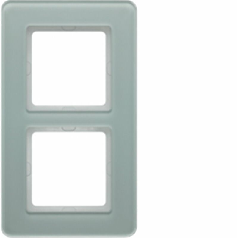 

Marco 2 elementos By Berker Q7 10126079 Cristal Blanco - Hager