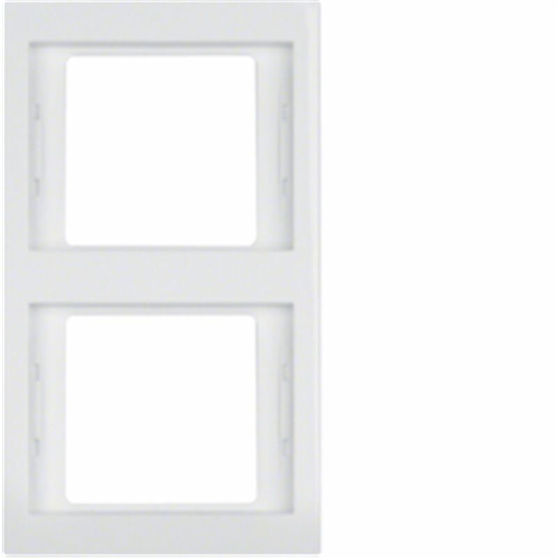 

Marco 2 elementos By Berker K1 13237009 Blanco Brillo - Hager