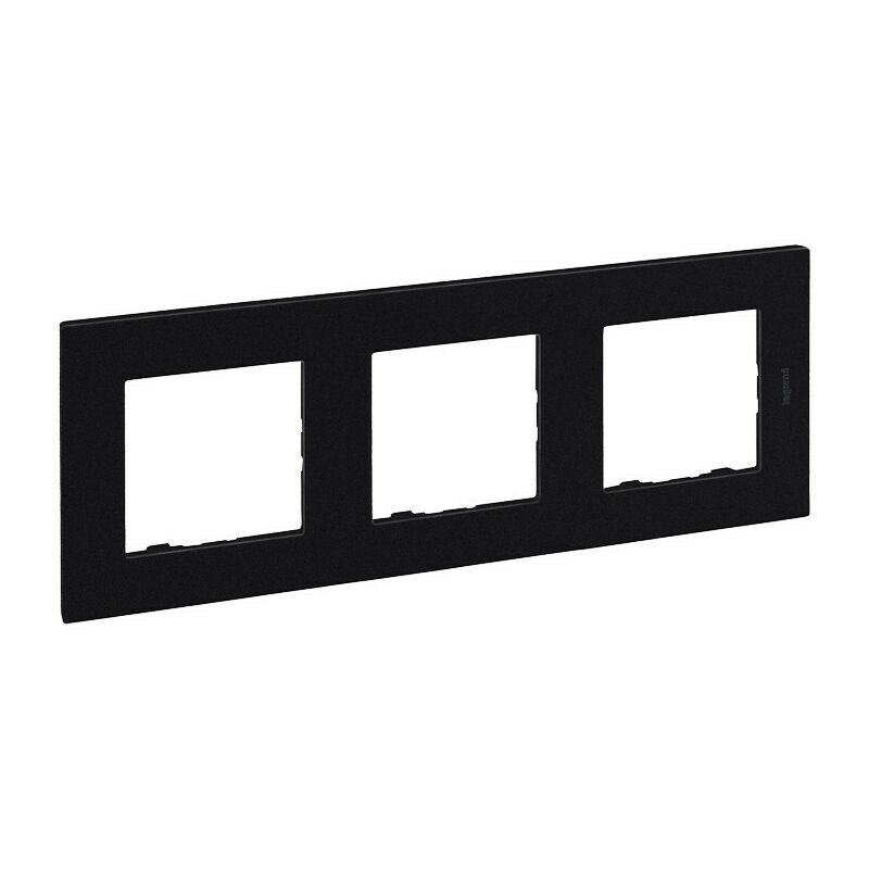 

Marco 3 elementos Legrand 864573 serie Niloe Step Negro Mate