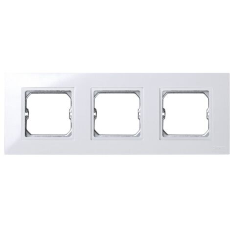 Marco 3 elementos BLANCO para pieza intermedia Simon 27 PLAY 2701630-030